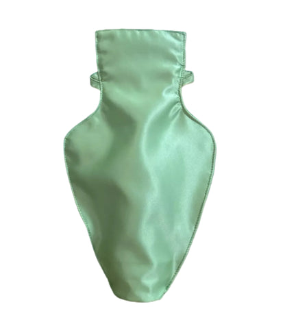 Green Satin Butterfly Shoulder Bag